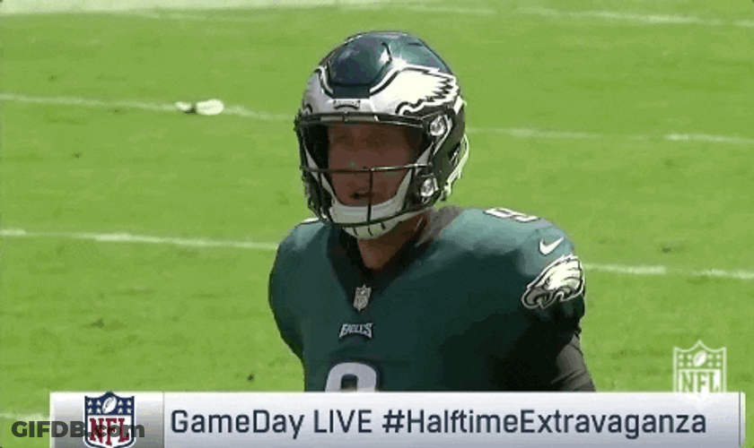 Nick Foles Holding His Arms Up GIF