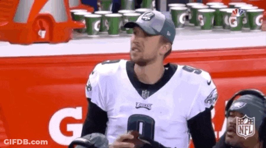 Nick Foles Throwing Arms In The Air GIF