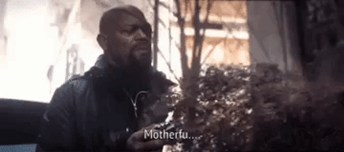 Nick Fury Slowly Disappear GIF