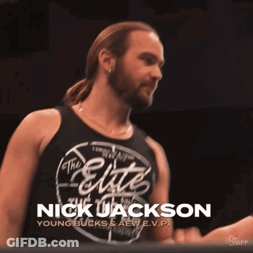 Nick Jackson In Black Shirt GIF