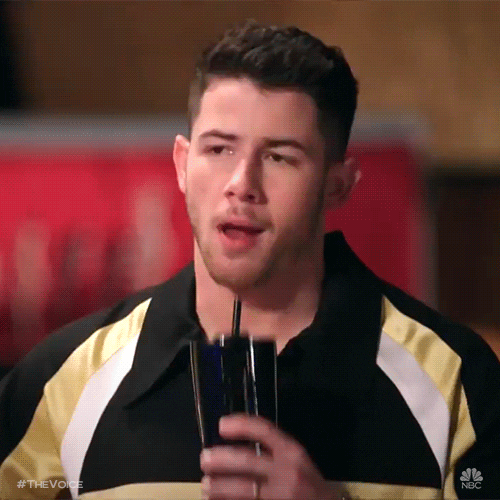 Nick Jonas Drinking Sip GIF