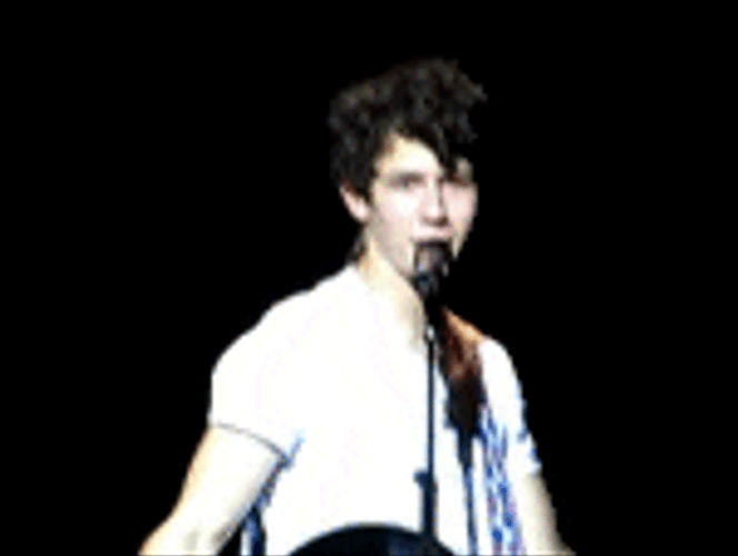 Nick Jonas Heart GIF