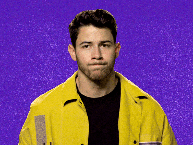 Nick Jonas Raise Hand GIF
