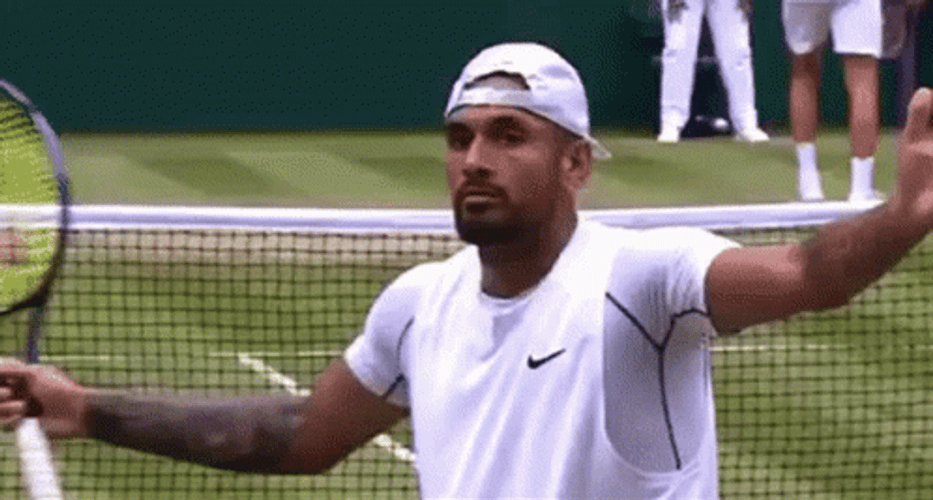 Nick Kyrgios Bowing GIF
