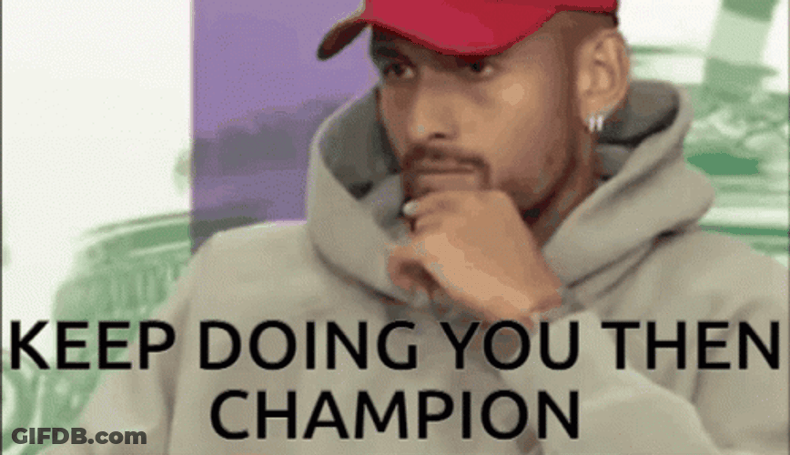 Nick Kyrgios Champion GIF