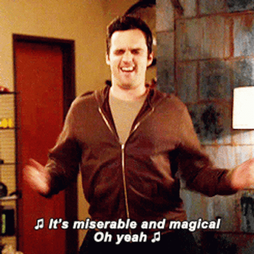 Nick Miller New Girl Dancing GIF