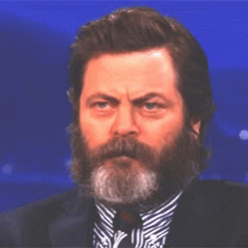 Nick Offerman Funny Smirk GIF