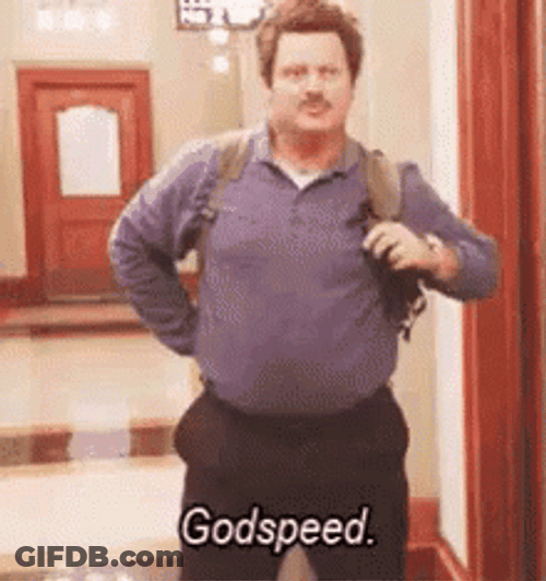 Nick Offerman God Speed GIF