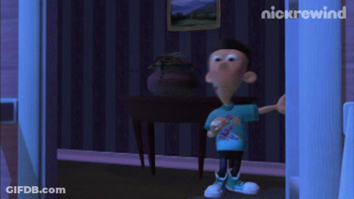 Nick Rewind Stuffed Animal In Dark Room GIF