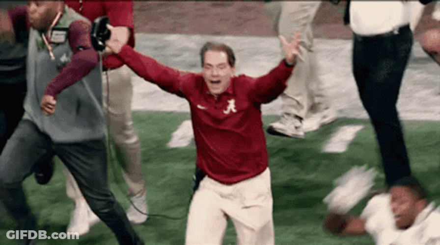 Nick Saban Roll Tide GIF