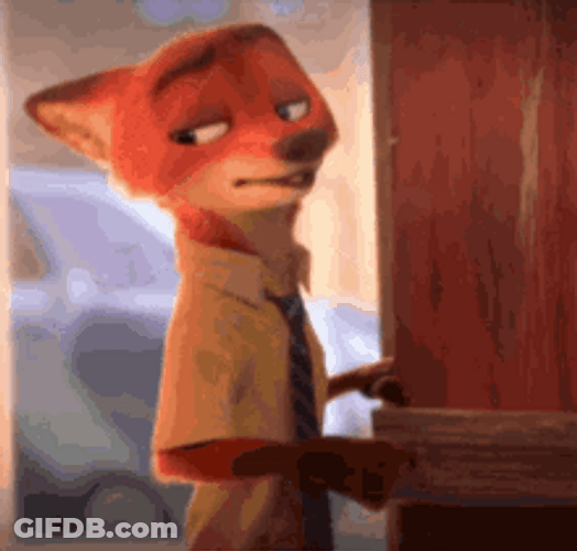 Nick Wilde Im Out Walkout GIF