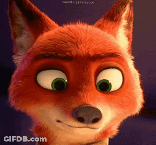 Nick Wilde Looking Seriously GIF