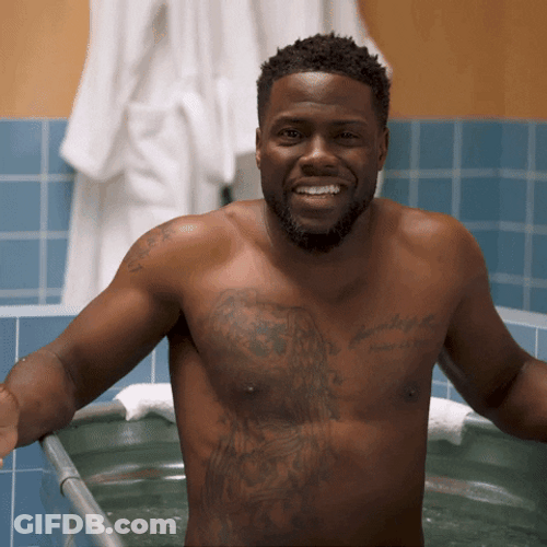 Nick Young Ice Bath With Kevin Hart GIF