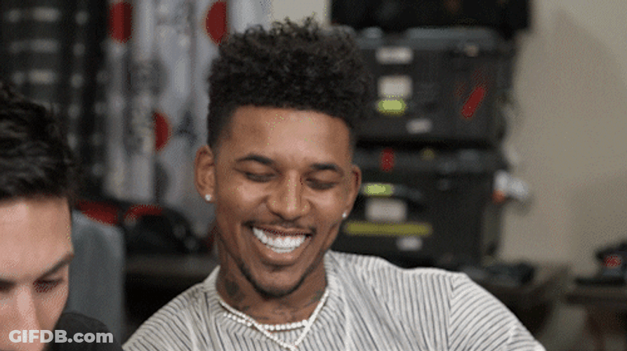 Nick Young Laughing No Way GIF