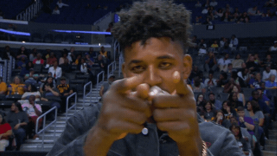 Nick Young Pointing At You GIF