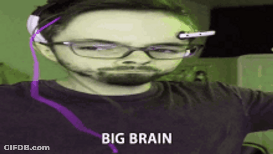 Nick Zetta Big Brain Meme GIF