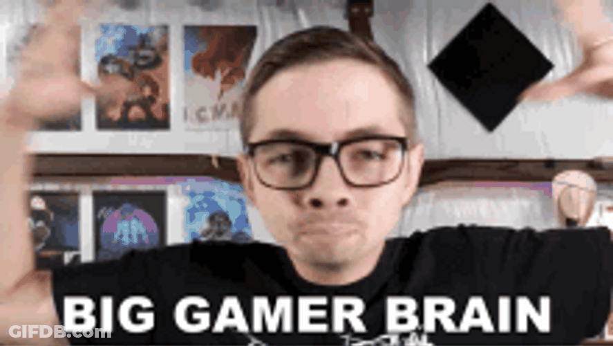 Nick Zetta Big Gamer Brain Meme GIF