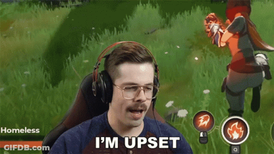 Nick Zetta Upset With The Game GIF