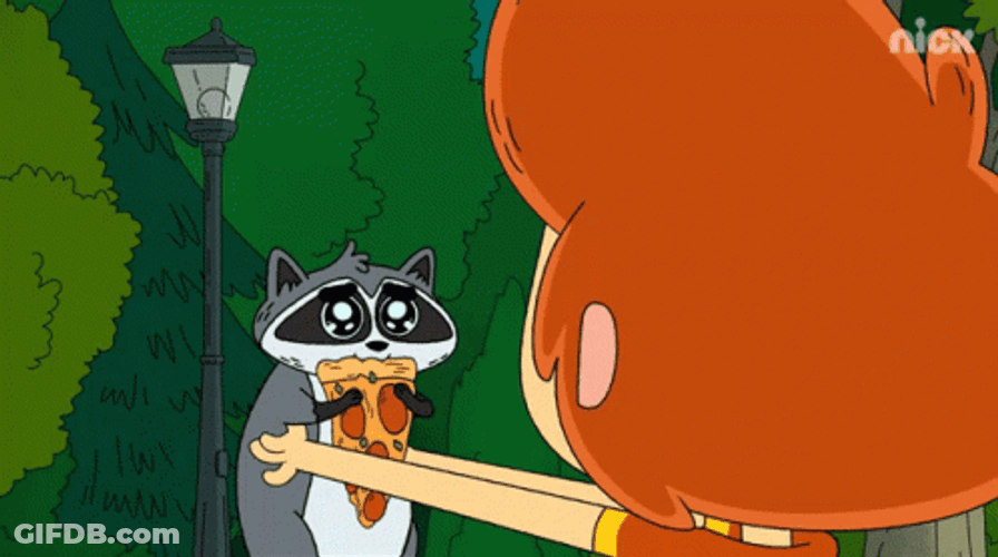 Nickelodeon Raccoon Googly Eyes GIF