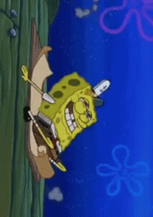 Nickelodeon Spongebob Squarepants Grinding Butt On Paper GIF