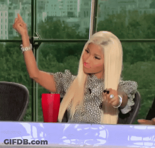Nicki Minaj American Idol Yaaas GIF