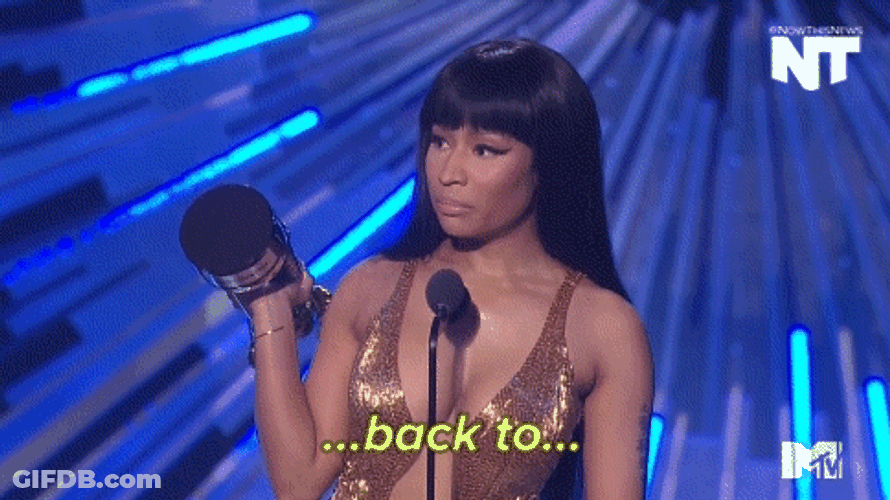 Nicki Minaj Anaconda Award GIF