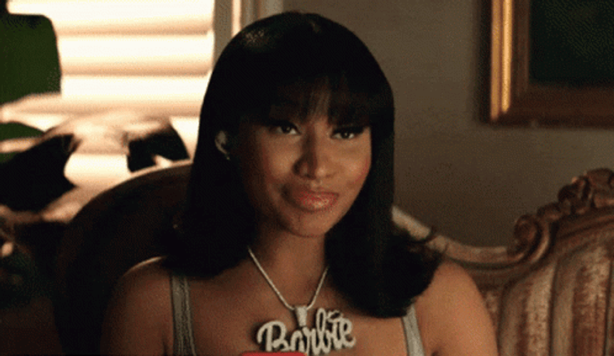 Nicki Minaj Bussin Music Video GIF
