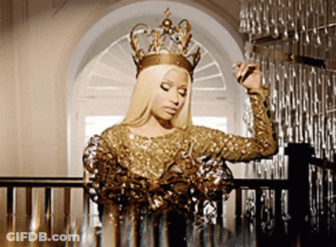 Nicki Minaj Crown GIF