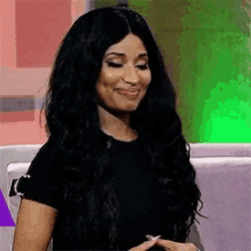 Nicki Minaj Flirty Smirk GIF