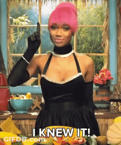 Nicki Minaj I Knew It GIF