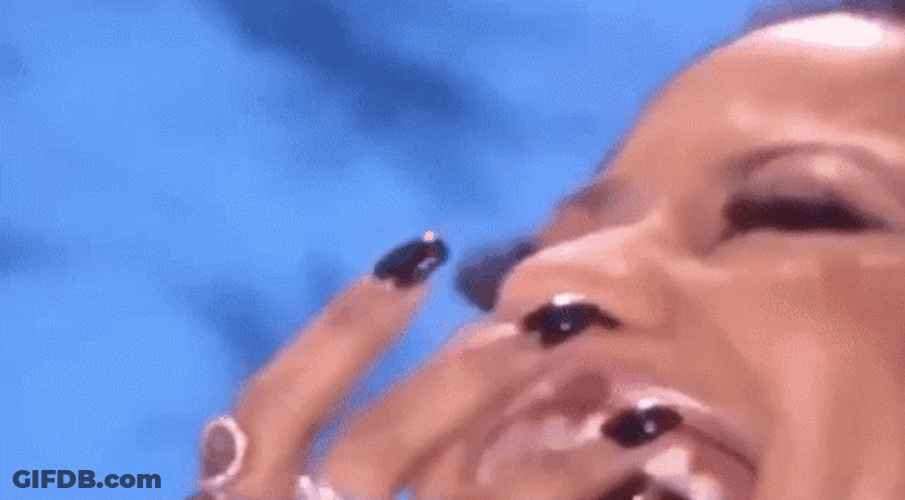 Nicki Minaj Laughing GIF