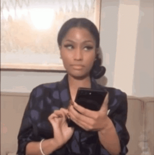 Nicki Minaj Phone Call GIF