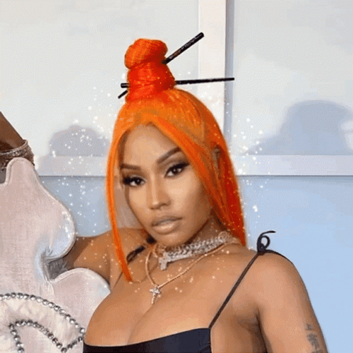 Nicki Minaj Shaking Head GIF