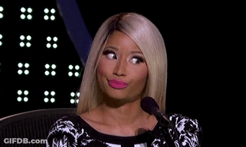 Nicki Minaj Side Eye Meme GIF