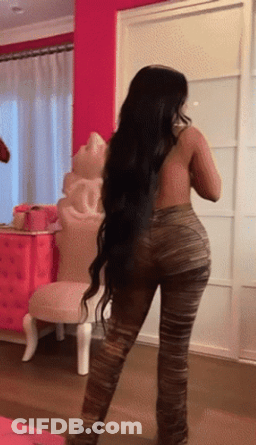 Nicki Minaj Twerk Bend Over GIF