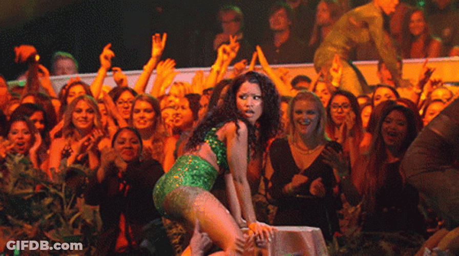 Nicki Minaj Twerk Video Music Awards 2014 GIF