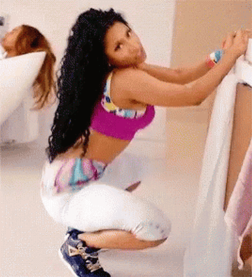 Nicki Minaj Twerk Workout GIF