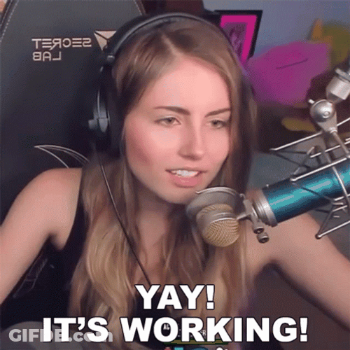 Nicki Taylor Announcing Its Working GIF