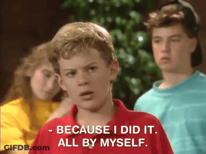 Nicksplat All By Myself GIF