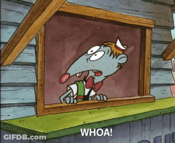 Nicksplat Cat Dog Awooga Reaction GIF