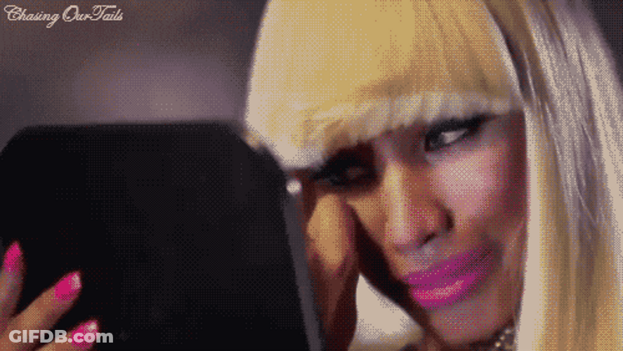 Nicky Minaj Crying Little GIF