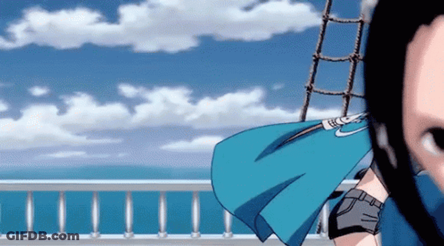Nico Robin Crossing Hands GIF