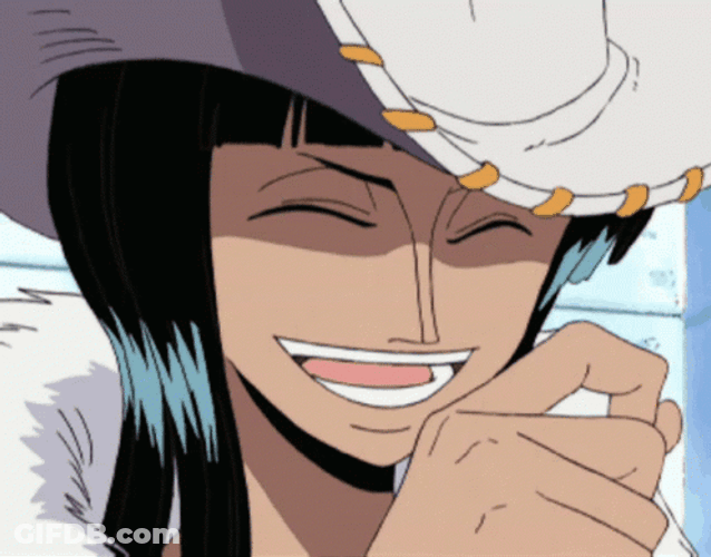 Nico Robin Cute Smile GIF