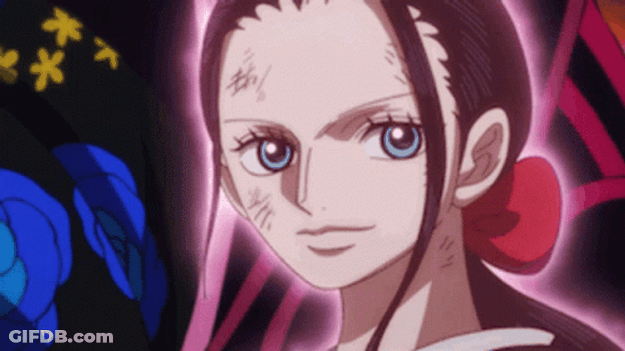 Nico Robin Cute Winking GIF