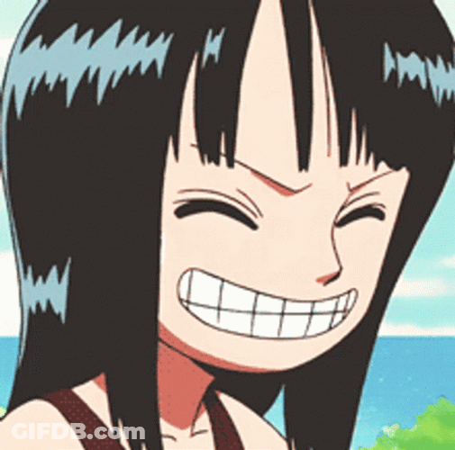 Nico Robin Joke Laugh GIF