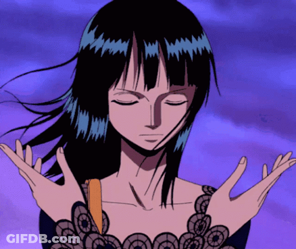 Nico Robin Meditating Mood GIF