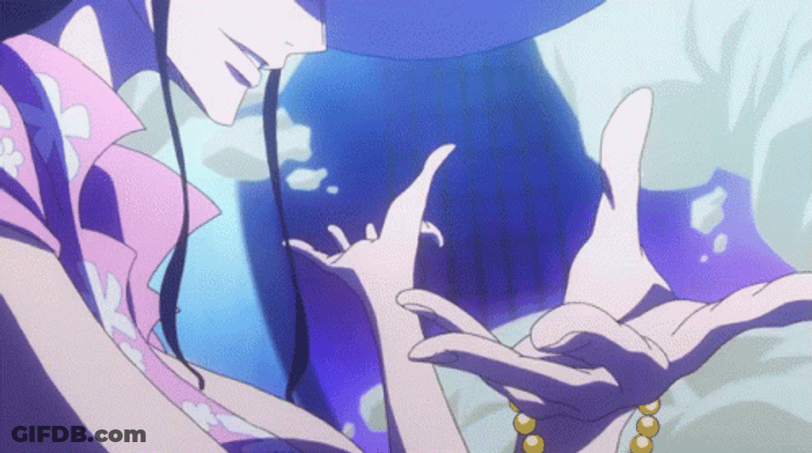 Nico Robin Moving Finger GIF