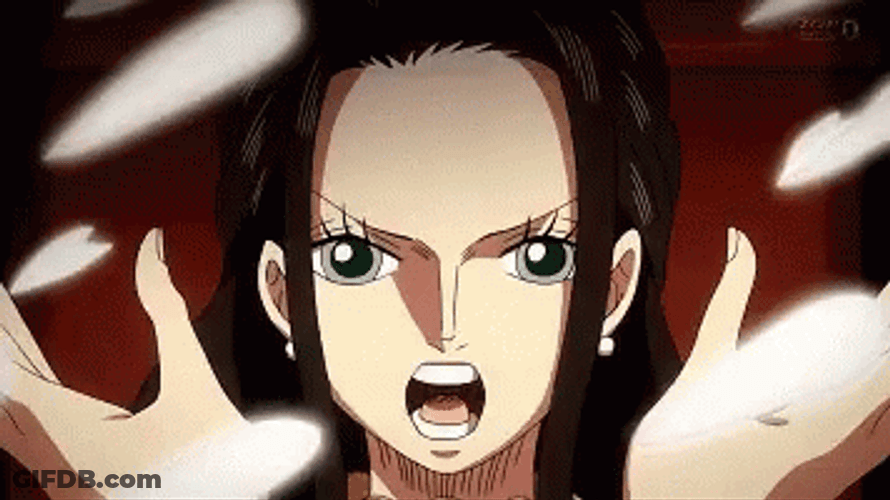 Nico Robin Pose Hands GIF