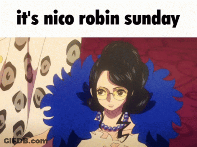 Nico Robin Rolling Eyes GIF