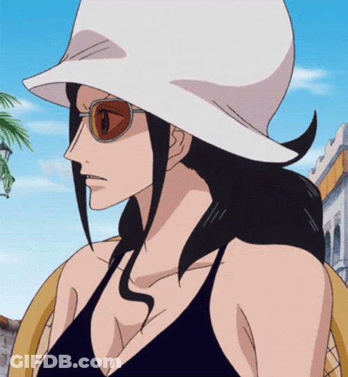 Nico Robin Stay Quiet GIF